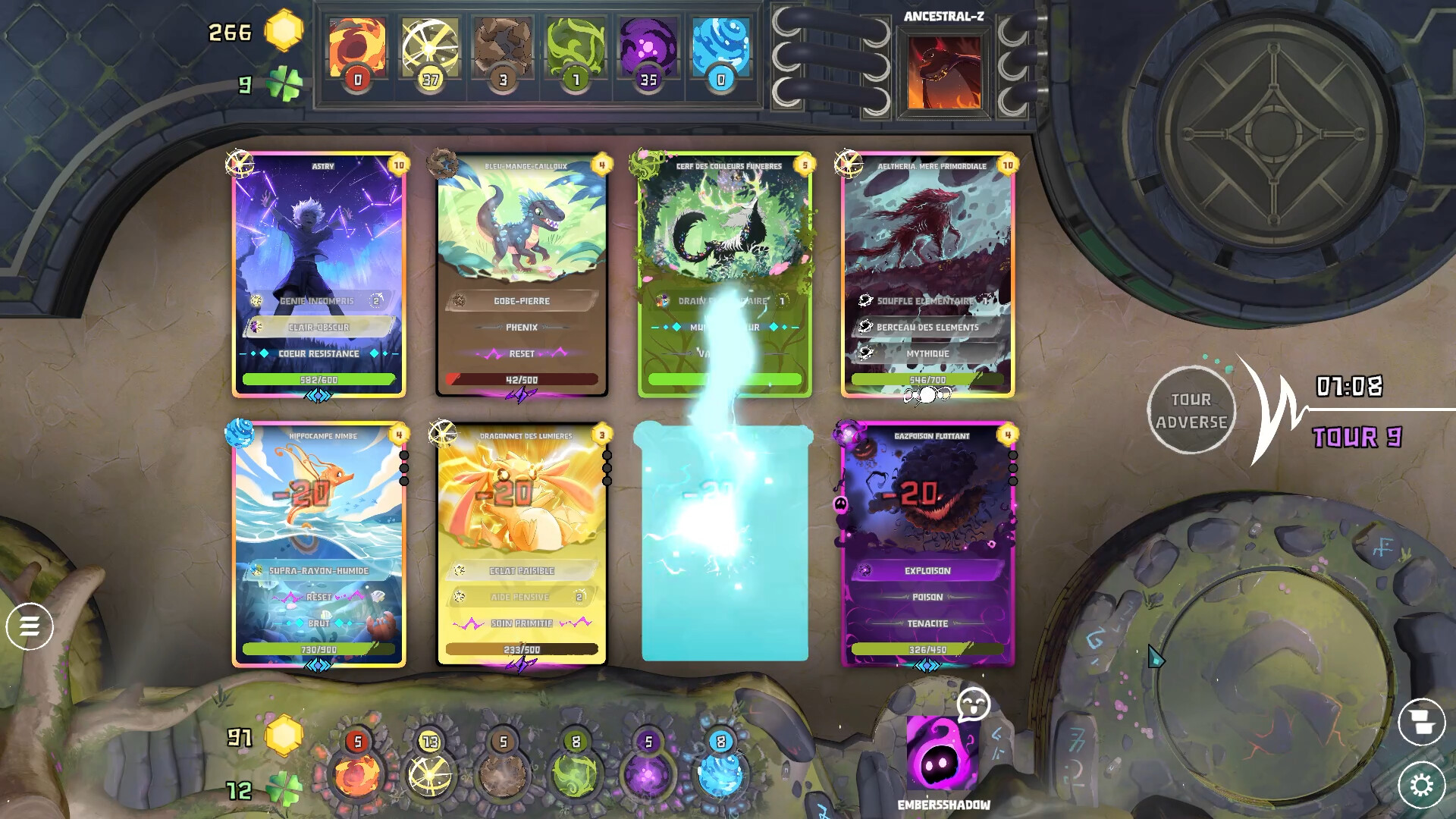 SPAM gameplay screenshot: Ranked PvP and friend duels